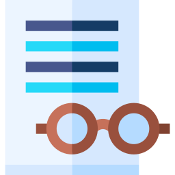 Reading glasses icon