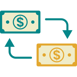 Échange de devises Icône