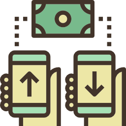 transferência móvel Ícone