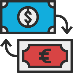 Échange de devises Icône