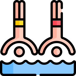 Synchronized swimming icon