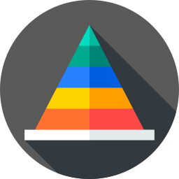 pyramidengrafik icon