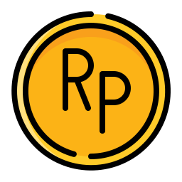 Indonesian rupiah icon