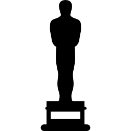 sagoma della statua del premio oscar icona