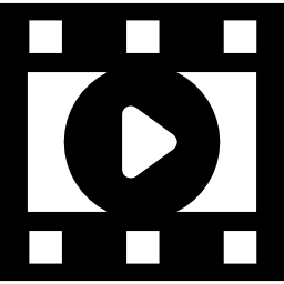 símbolo da interface do reprodutor de filmes Ícone