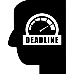 deadline-kopfsymbol icon