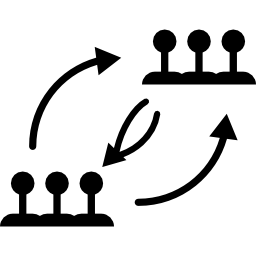 Military strategy graphic icon