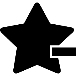 Rest star interface symbol icon