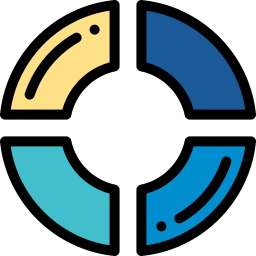diagramme circulaire Icône