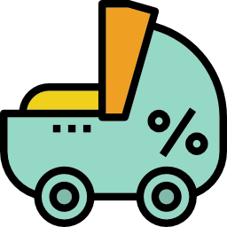 kinderwagen icon