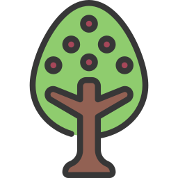 Apple tree icon