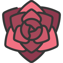 rosa icona