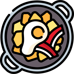 Fried eggs icon