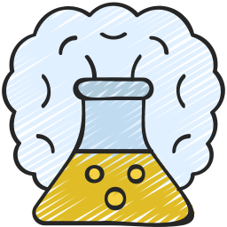 Chemical reaction icon