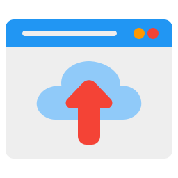 Cloud upload icon