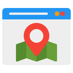 Maps and location icon