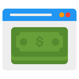 Online payment icon