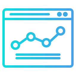 Line chart icon