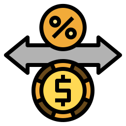 Fixed interest rate icon