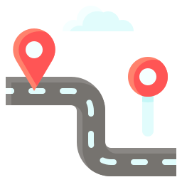 Road map icon