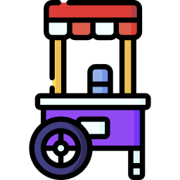 Food stand icon