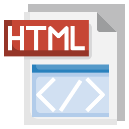 arquivo html Ícone