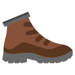 Hiking boots icon