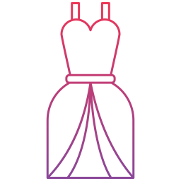 Wedding dress icon