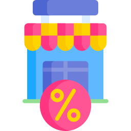 Shopping store icon