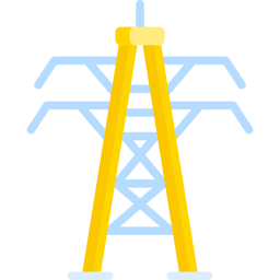 Electricity tower icon