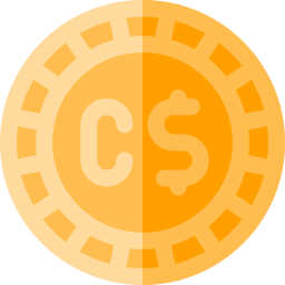 Canadian dollar icon