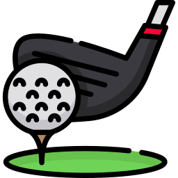 le golf Icône