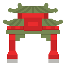 Chinese temple icon