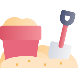 Sand bucket icon