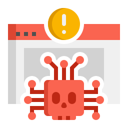 logiciels malveillants Icône