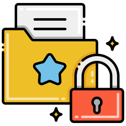 Secure data icon