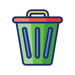 Trash can icon