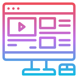 Video and audio icon