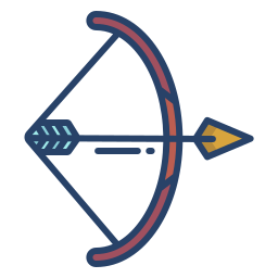 Bow and arrow icon