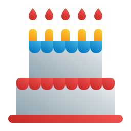 Birthday cake icon