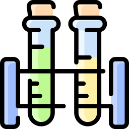 tube à essai Icône