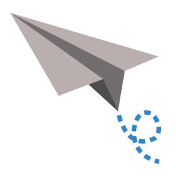 Paper plane icon