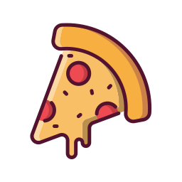 Pizza slice icon