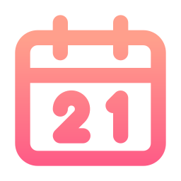 Calendar date icon