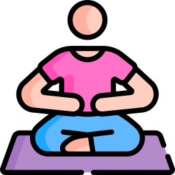 Yoga pose icon