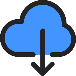 Cloud download icon