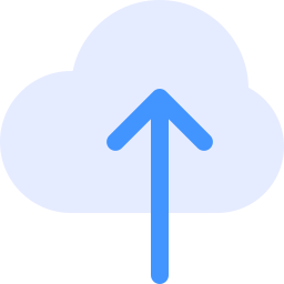 Cloud upload icon