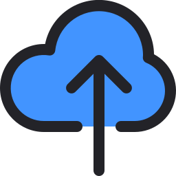 Cloud upload icon