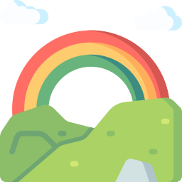 regenboog icoon