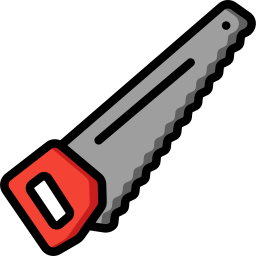 Hand saw icon